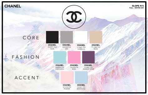 chanel color scheme|chanel color chart.